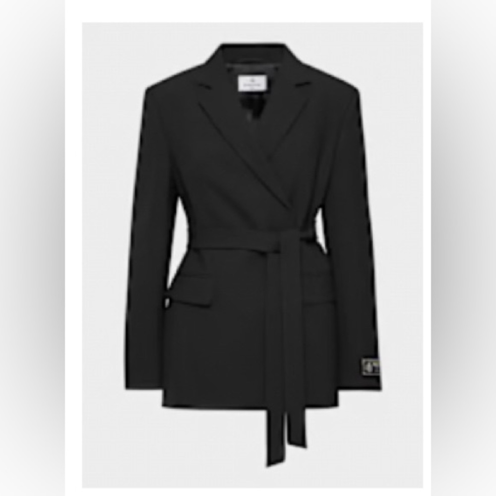 Aritzia Babaton Innovate Belted Blazer - black